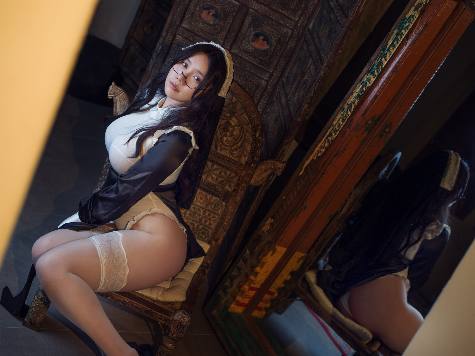 Cosplay麻花麻花酱修女Set01热门写真