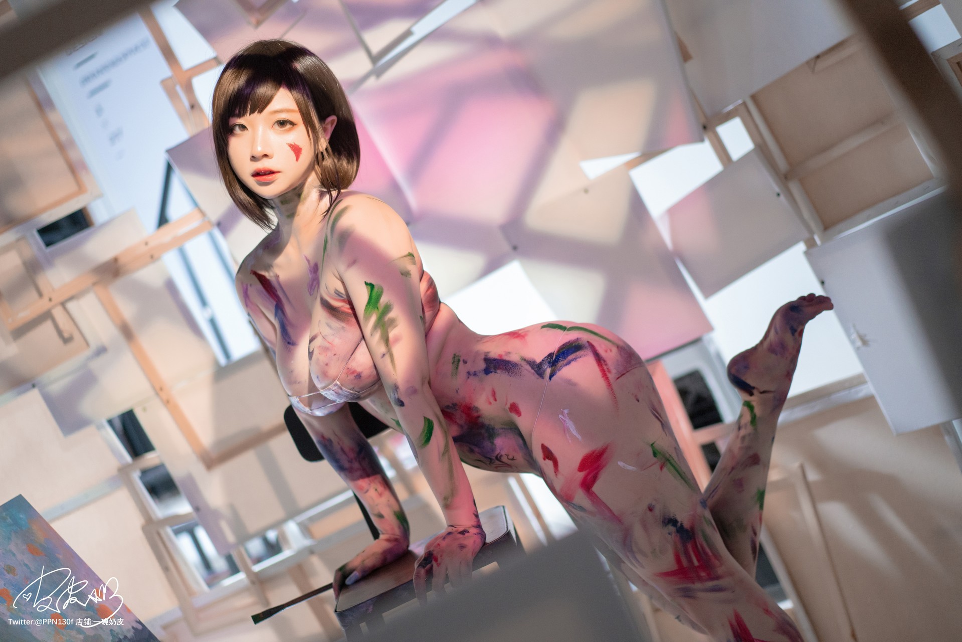 Cosplay皮皮奶可可爱了啦生日贺图精修版