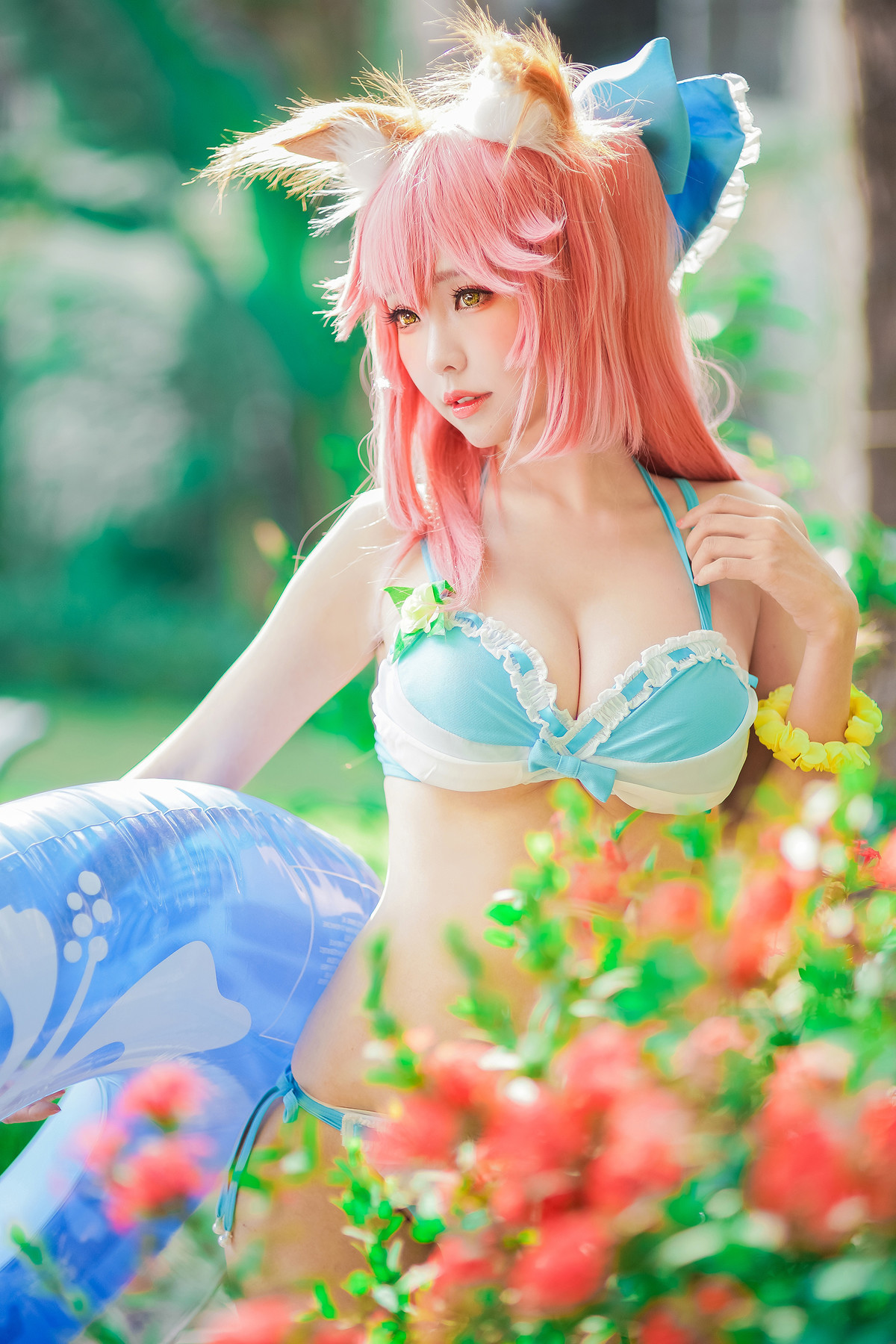 CosplayElyEE子玉藻前泳池写真集
