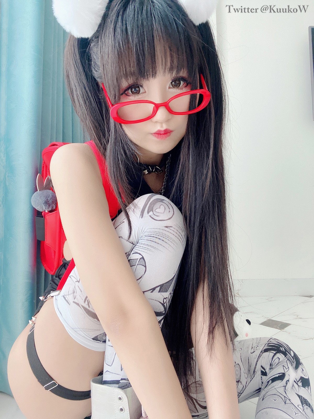 CosplayKuukoWクー子MeganeChan热门写真