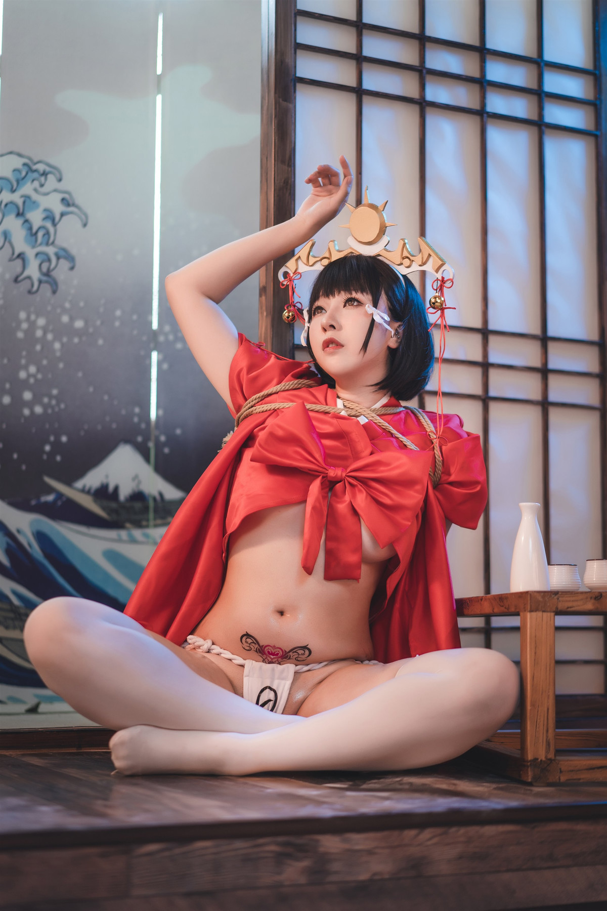 Cosplay小容仔咕咕咕黑兽巫女辉夜作品集