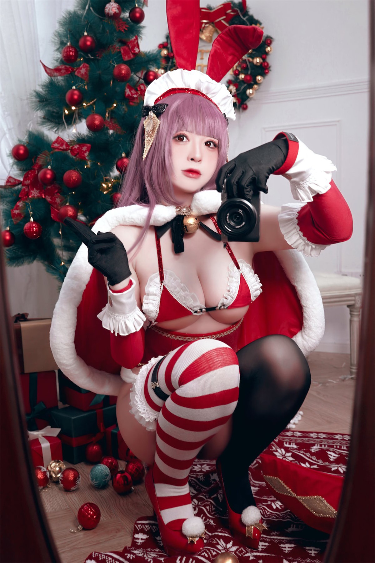 Cosplay半半子ChristmasBunnyAike写真集