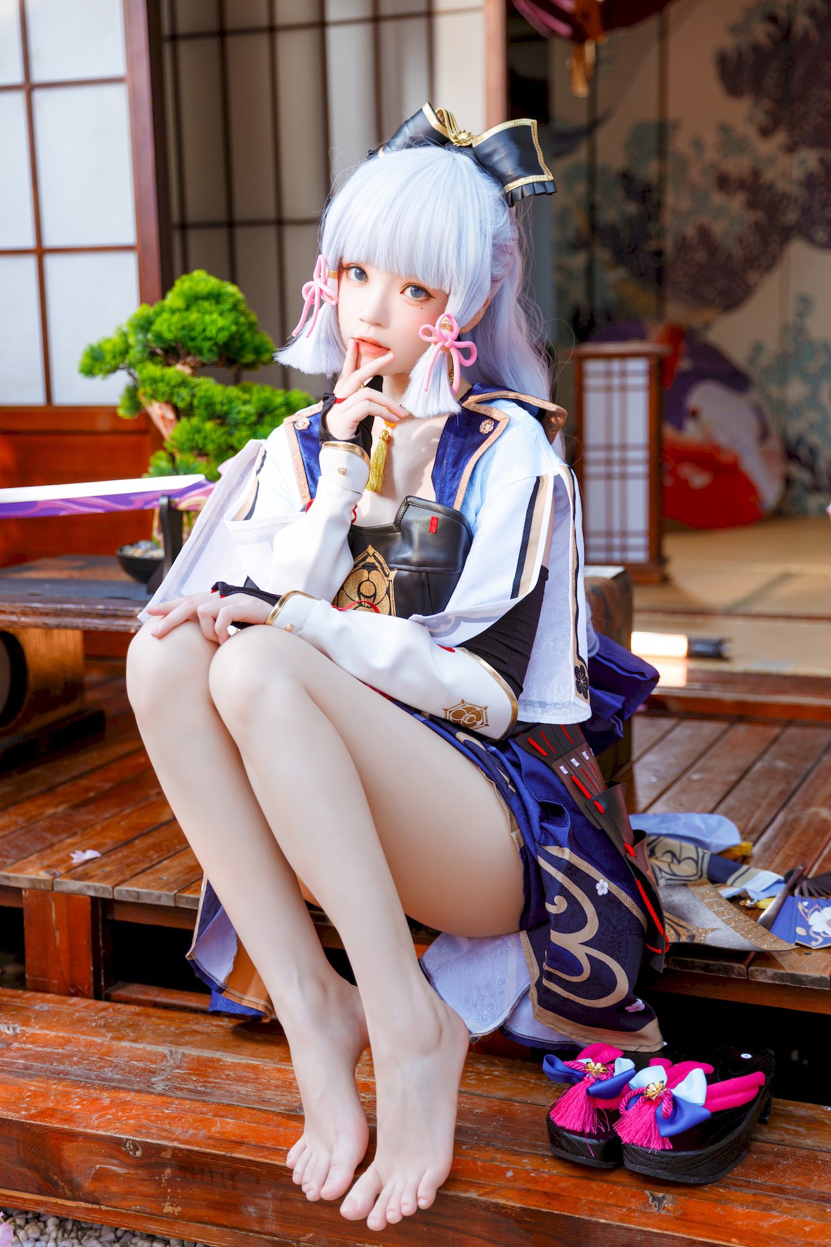 Cosplay桜桃喵神里绫华AyakaKamisato精修版