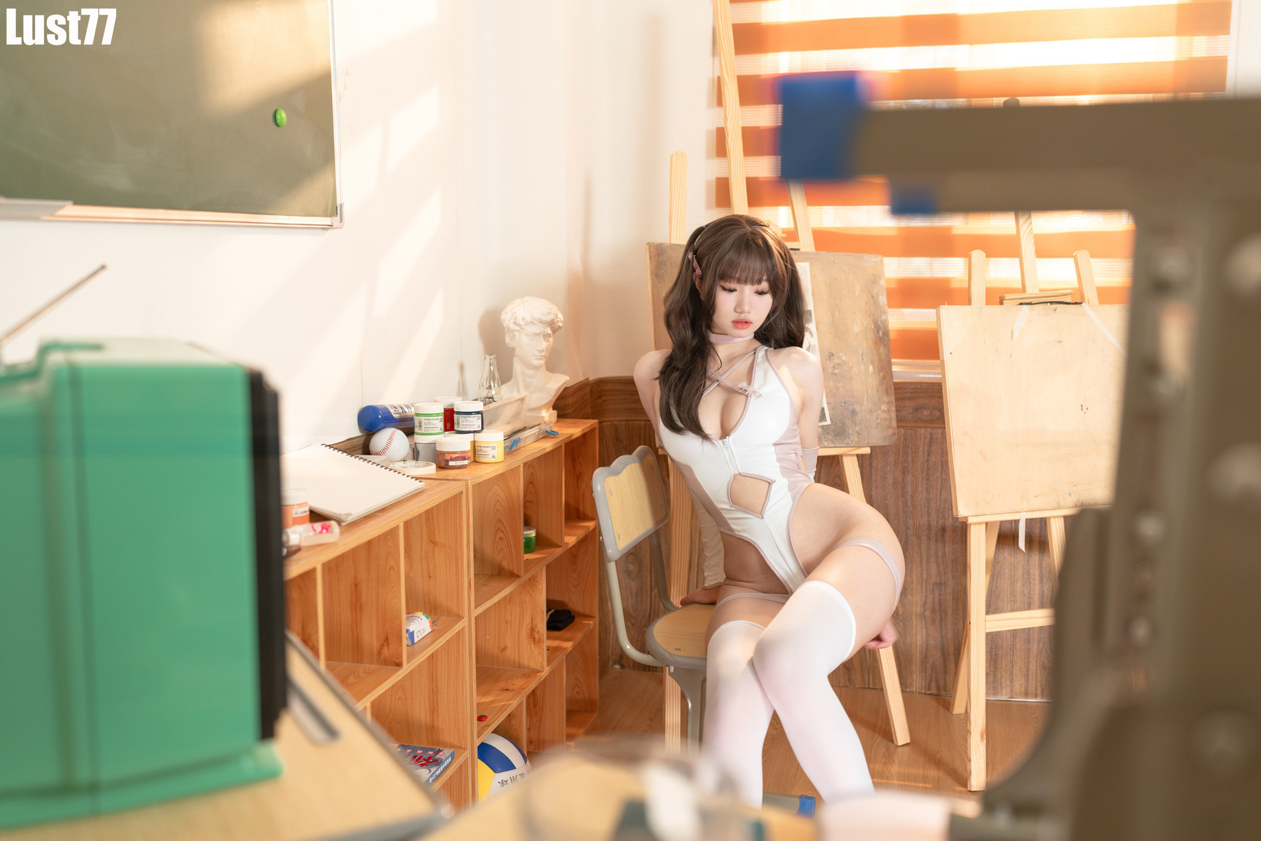 Cosplay柒柒要乖哦粉色泳衣Set01热门专区