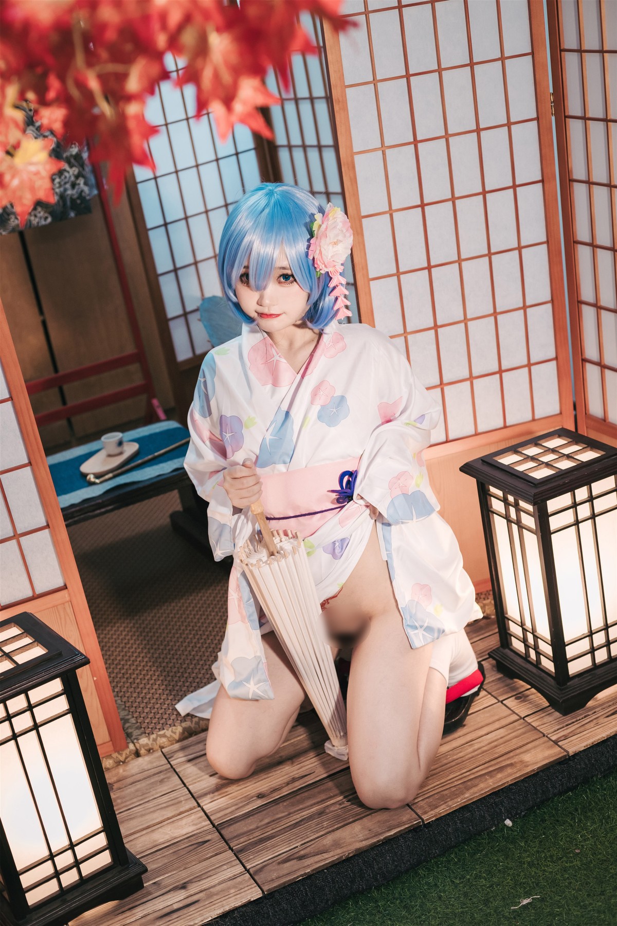 Cosplay神沢永莉蕾姆和风免费体验