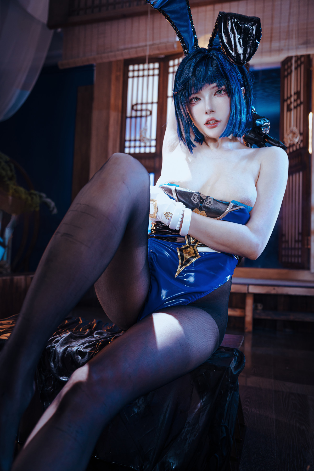 Cosplay夏小秋秋秋夜兰兔女郎Set02限时福利