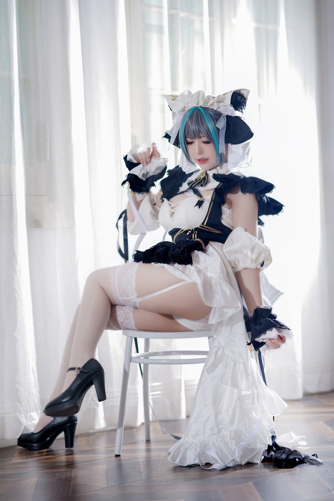 Cosplay半半子柴郡稀有资源