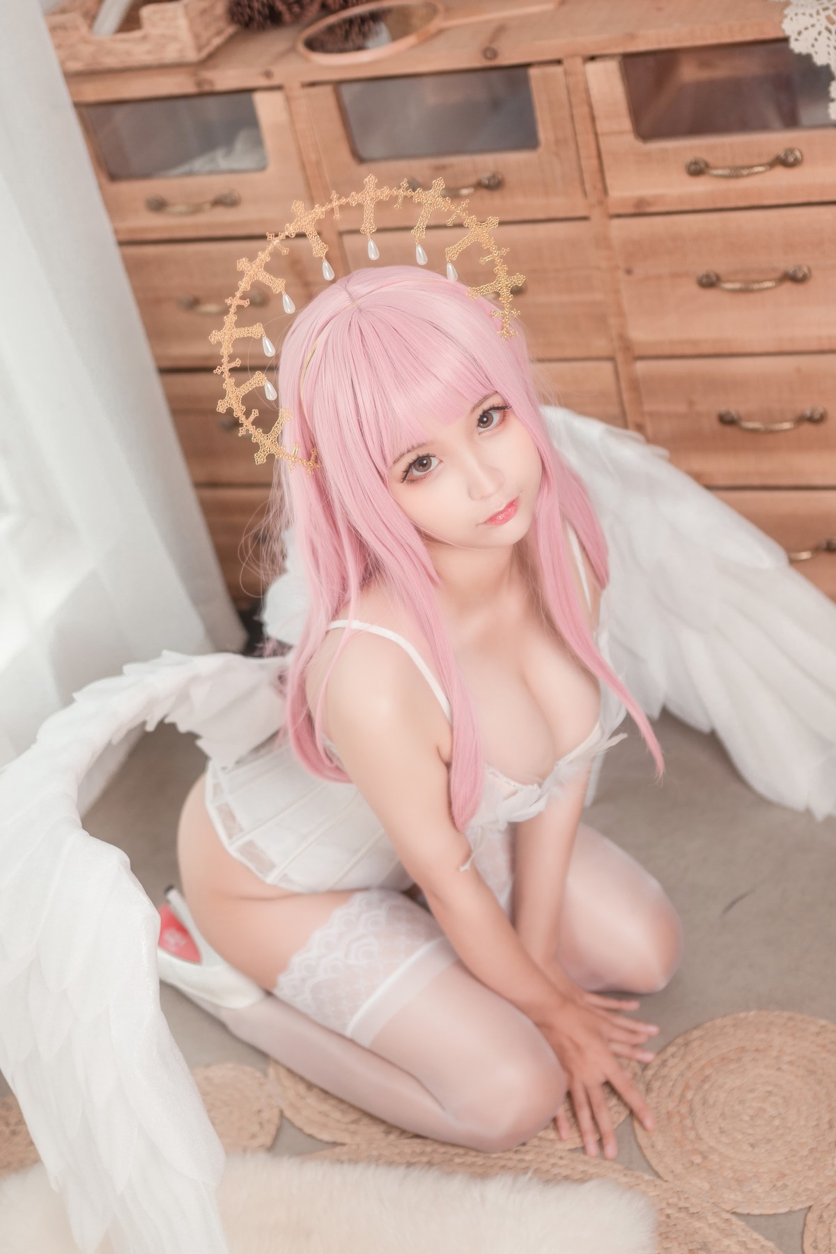 Cosplay蠢沫沫Chunmomo沫沫真爱版天使本光天使免费资源