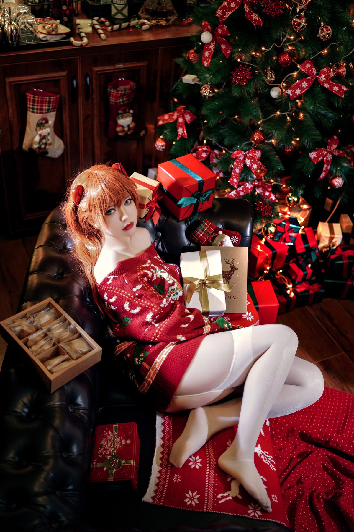 Cosplay半半子式波ASUKAChristmas首发资源