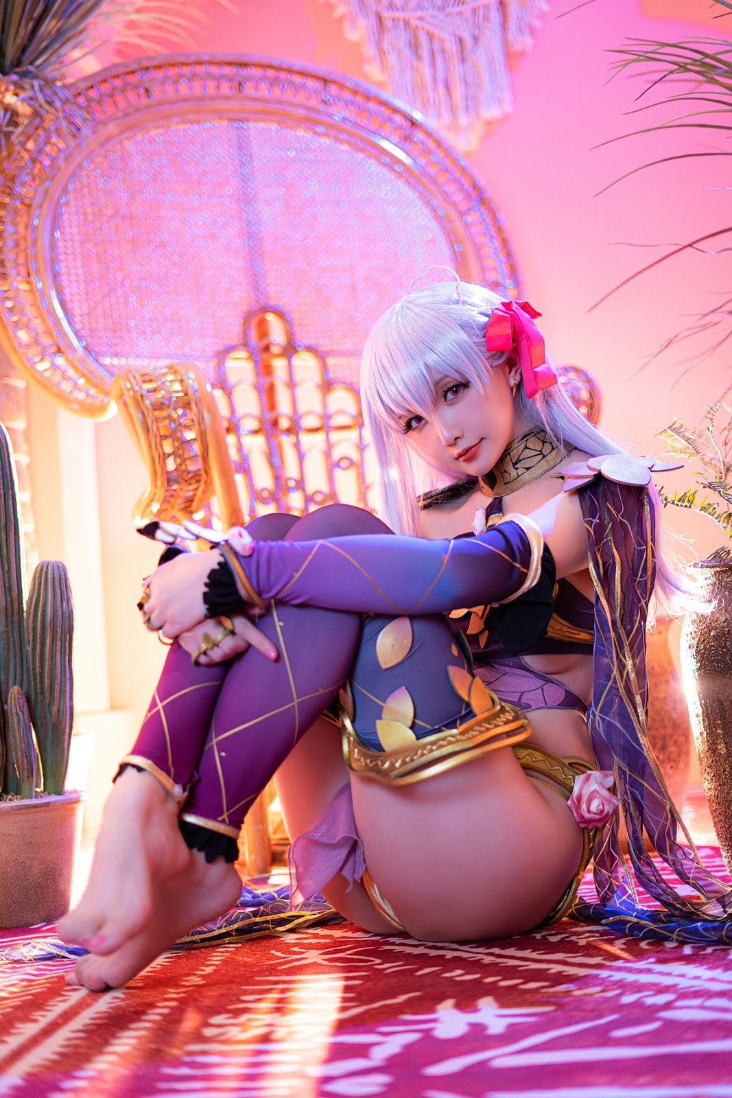 Cosplay星之迟迟Hoshilily秘密花园伽摩写真大全