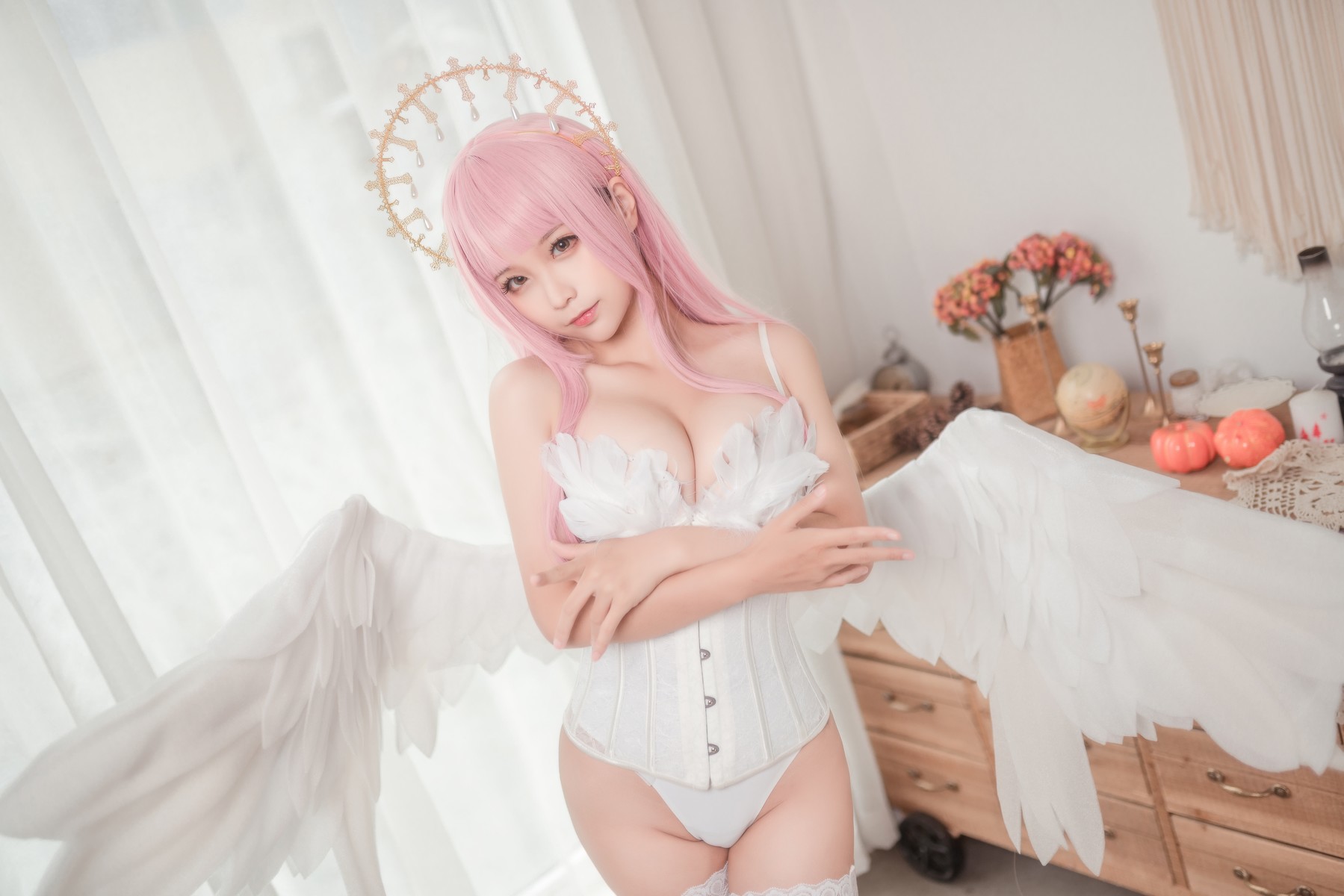 Cosplay蠢沫沫Chunmomo沫沫真爱版天使本光天使免费资源