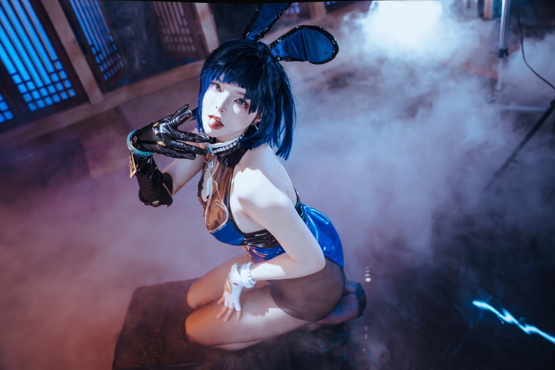 Cosplay夏小秋秋秋夜兰兔女郎Set02限时福利