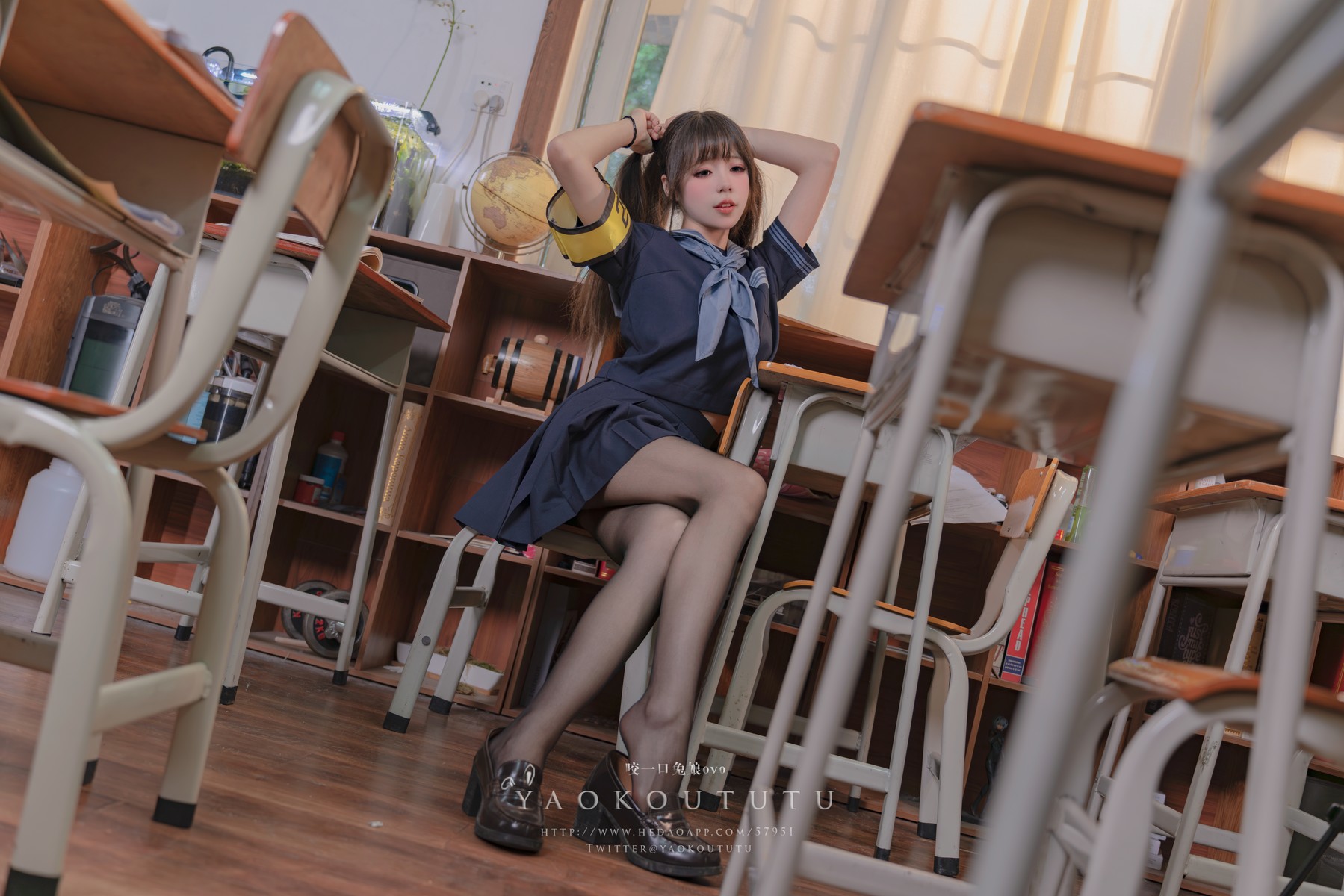 Cosplay黏黏团子兔六月订阅学生会长竞选中脸红的思春期精品合集