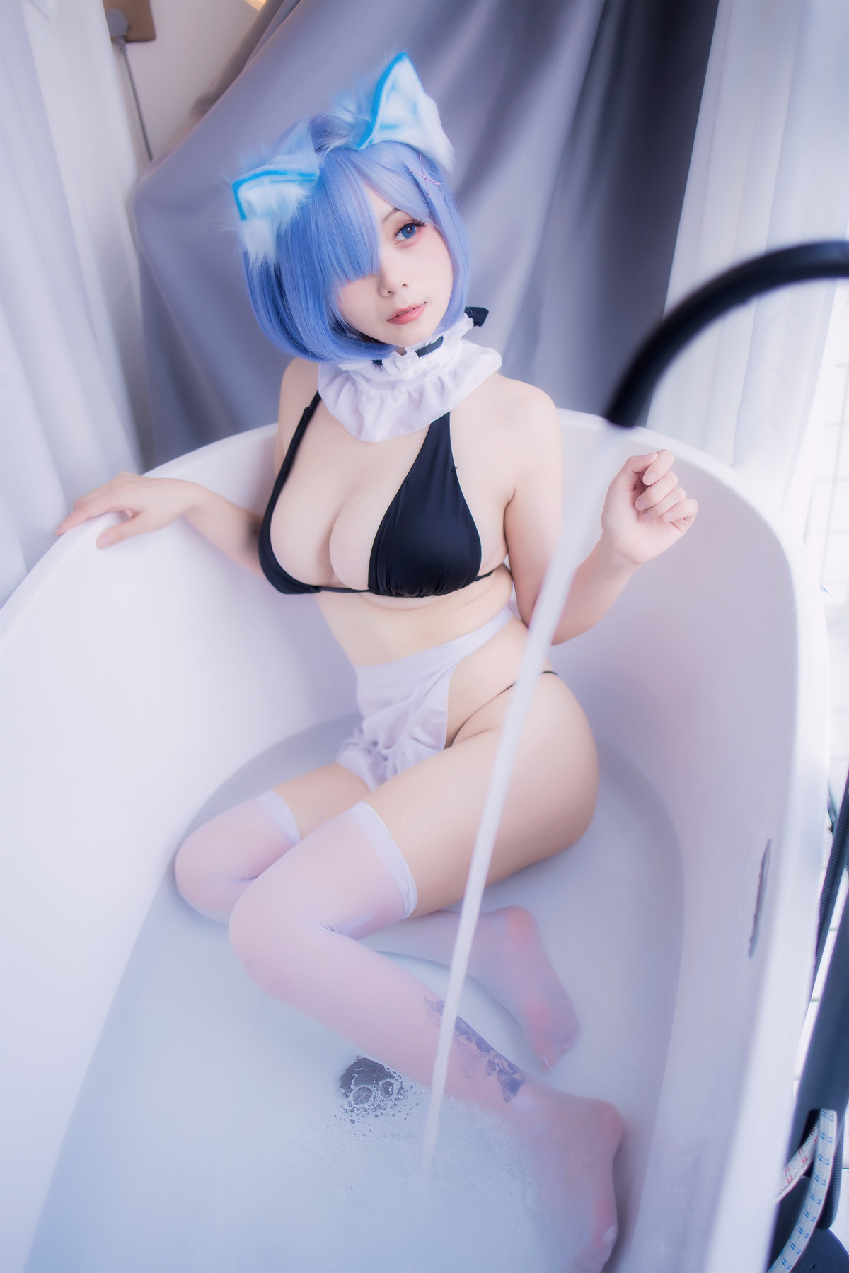 Cosplay末夜787蕾姆女仆泳装精品合集
