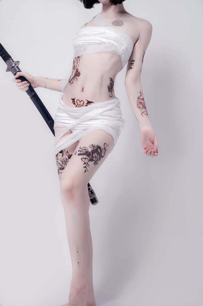 Cos阮邑Fairy绑带和武士41P精修版