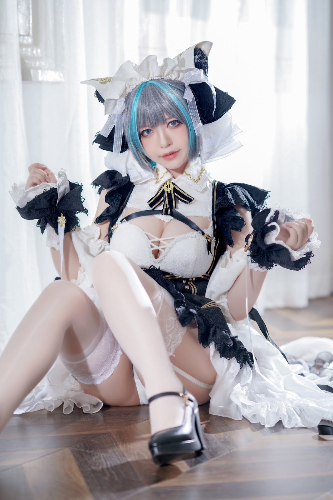 Cosplay半半子柴郡稀有资源
