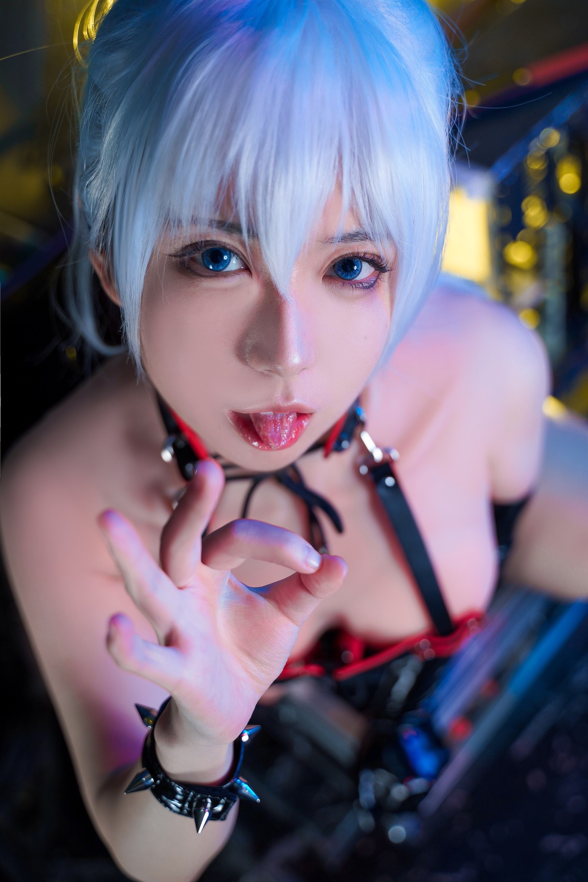 Cosplay虎森森LeatherQueen原版写真