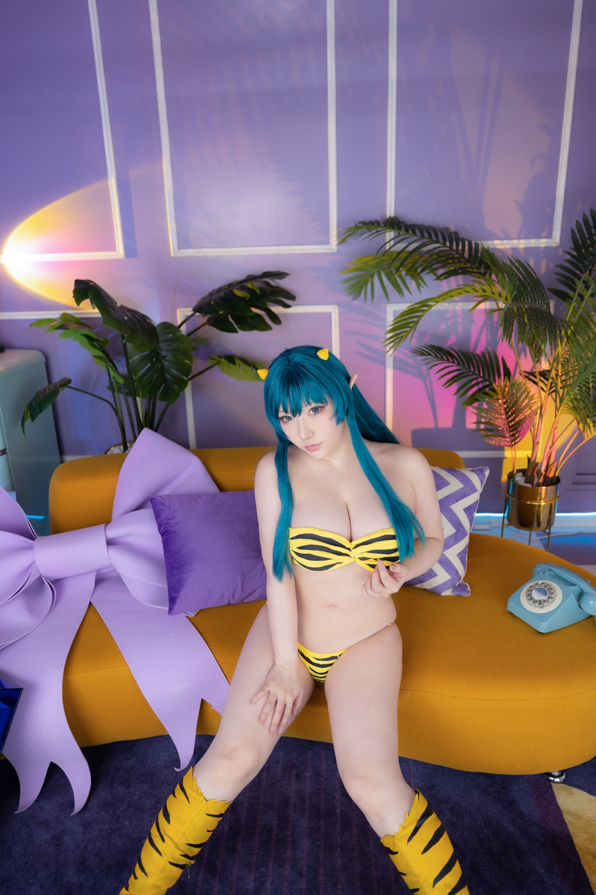 CosplaySAKUサクLumラムうる星やつらSet01收藏必备