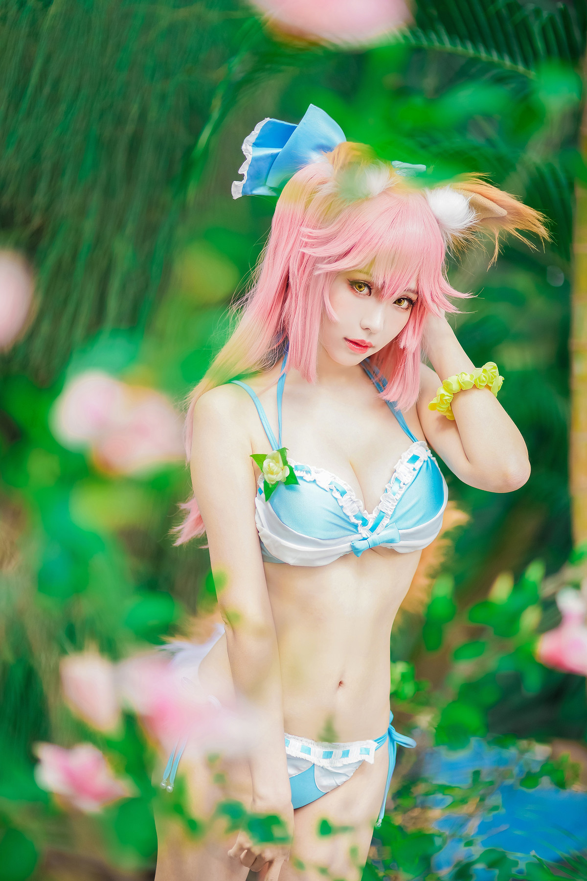 CosplayElyEE子玉藻前泳池写真集