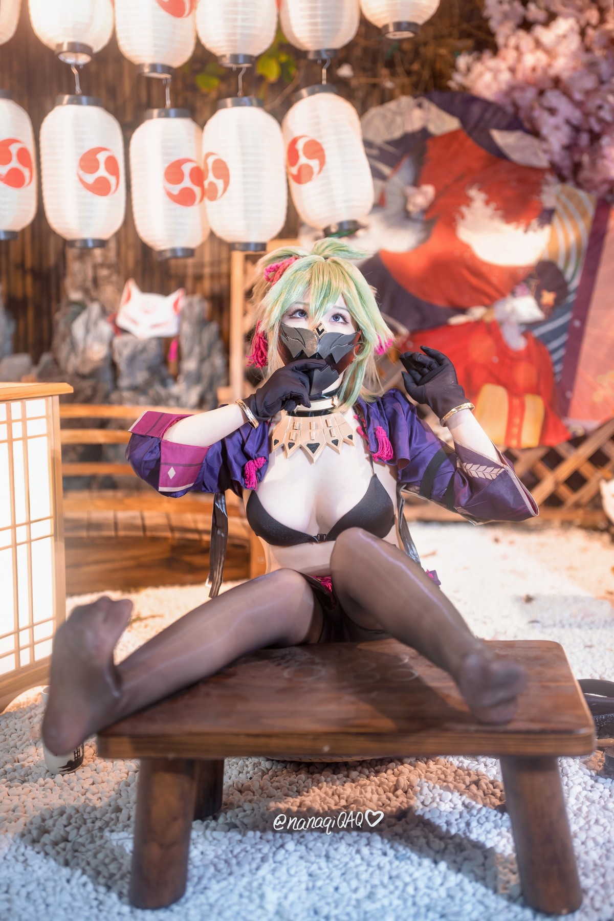 Cosplay七七娜娜子久岐忍同人首发资源