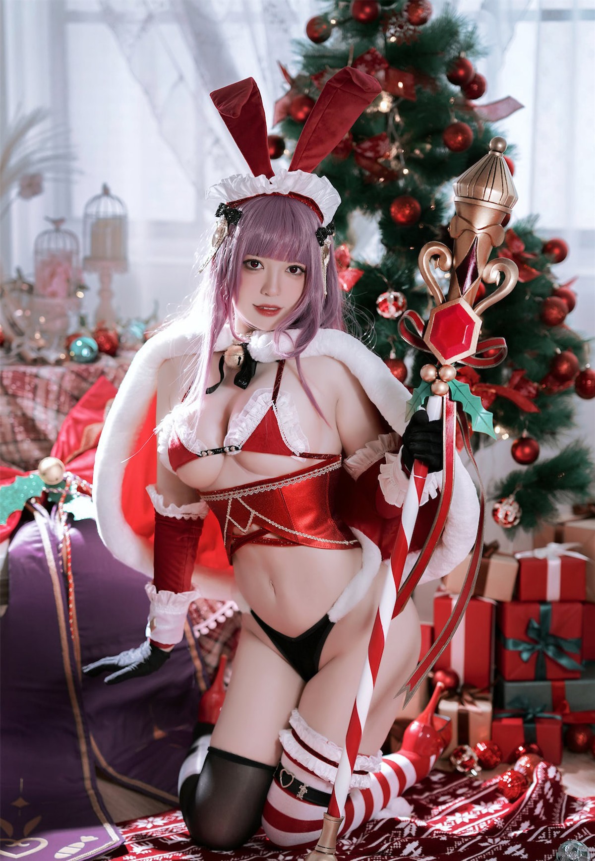 Cosplay半半子ChristmasBunnyAike写真集