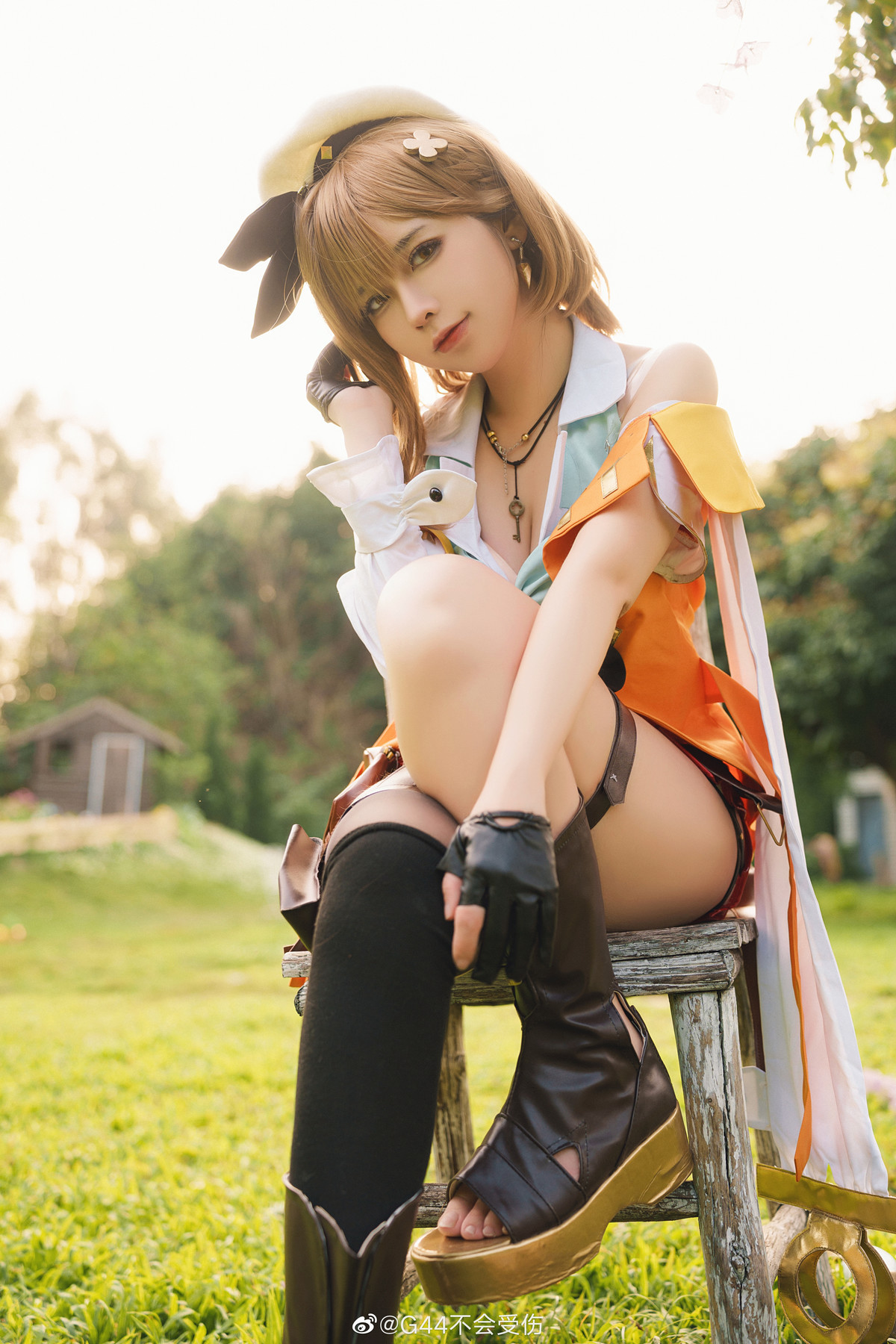 CosplayG44不会受伤雅努斯ampライザリンシュタウト网红写真