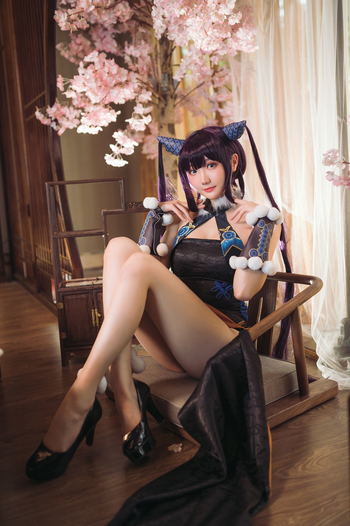 Cosplay瓜希酱杨贵妃套图