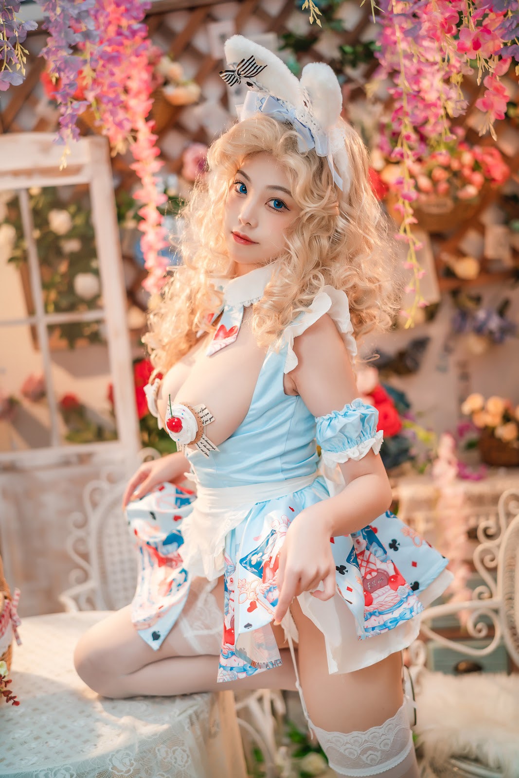 Cosplay蜜汁猫裘爱丽丝梦游仙境兔子先生热门合集