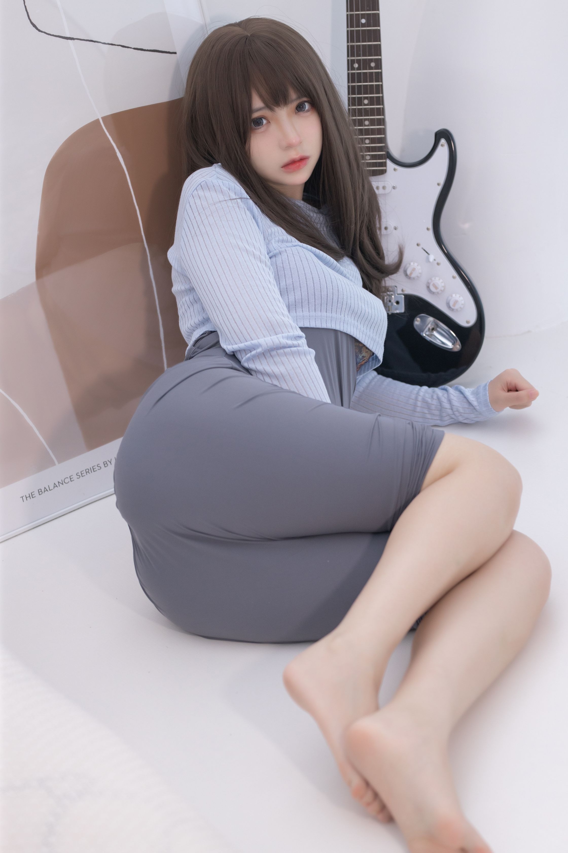 2022夏日限定A本吉他妹妹裙子20P318MB爆款写真