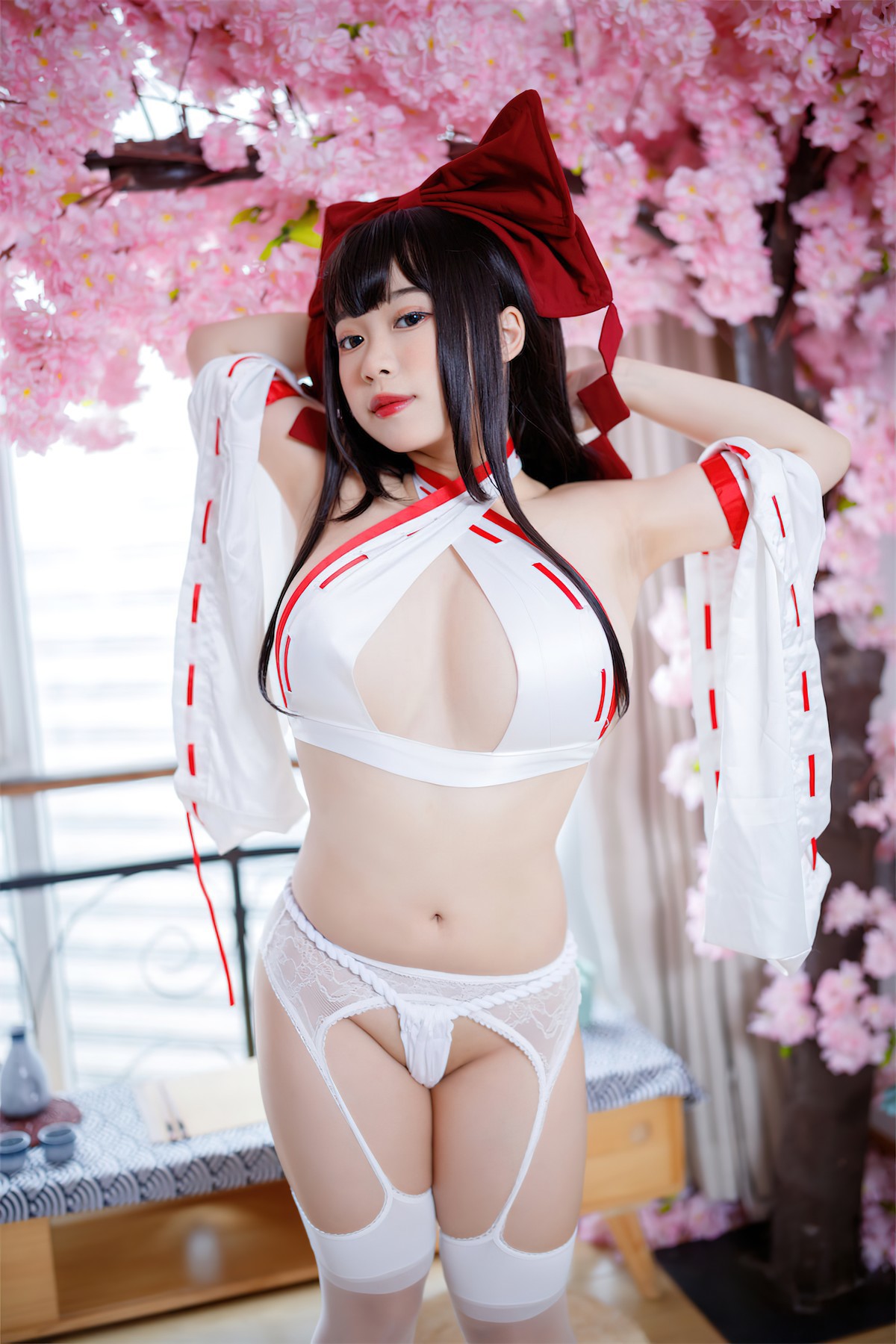 Cosplay胡桃猫Kurumineko欲望神社巫高清全套