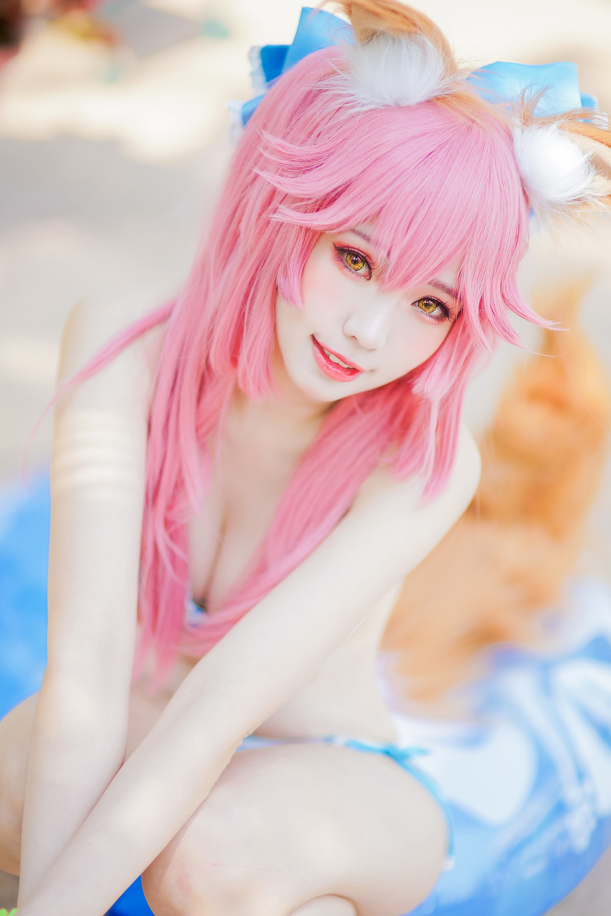CosplayElyEE子玉藻前泳池写真集