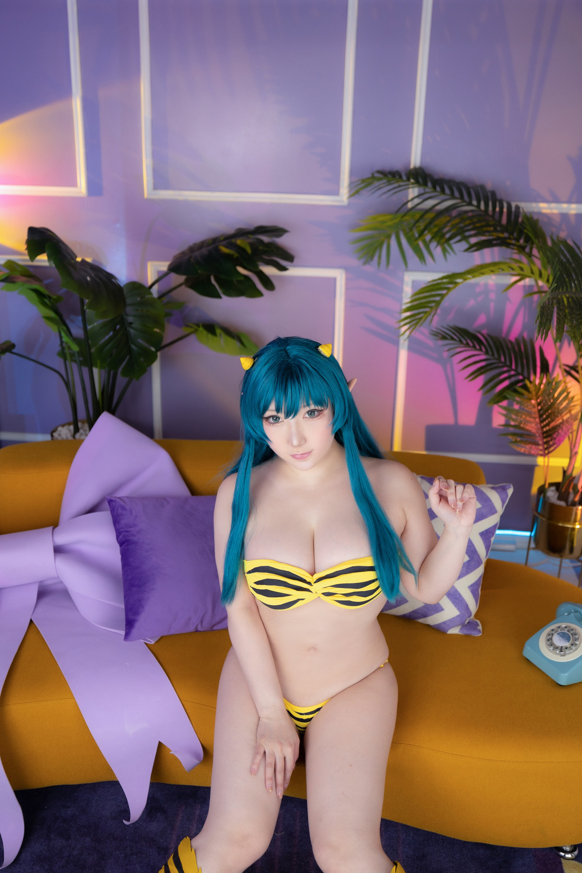 CosplaySAKUサクLumラムうる星やつらSet01收藏必备