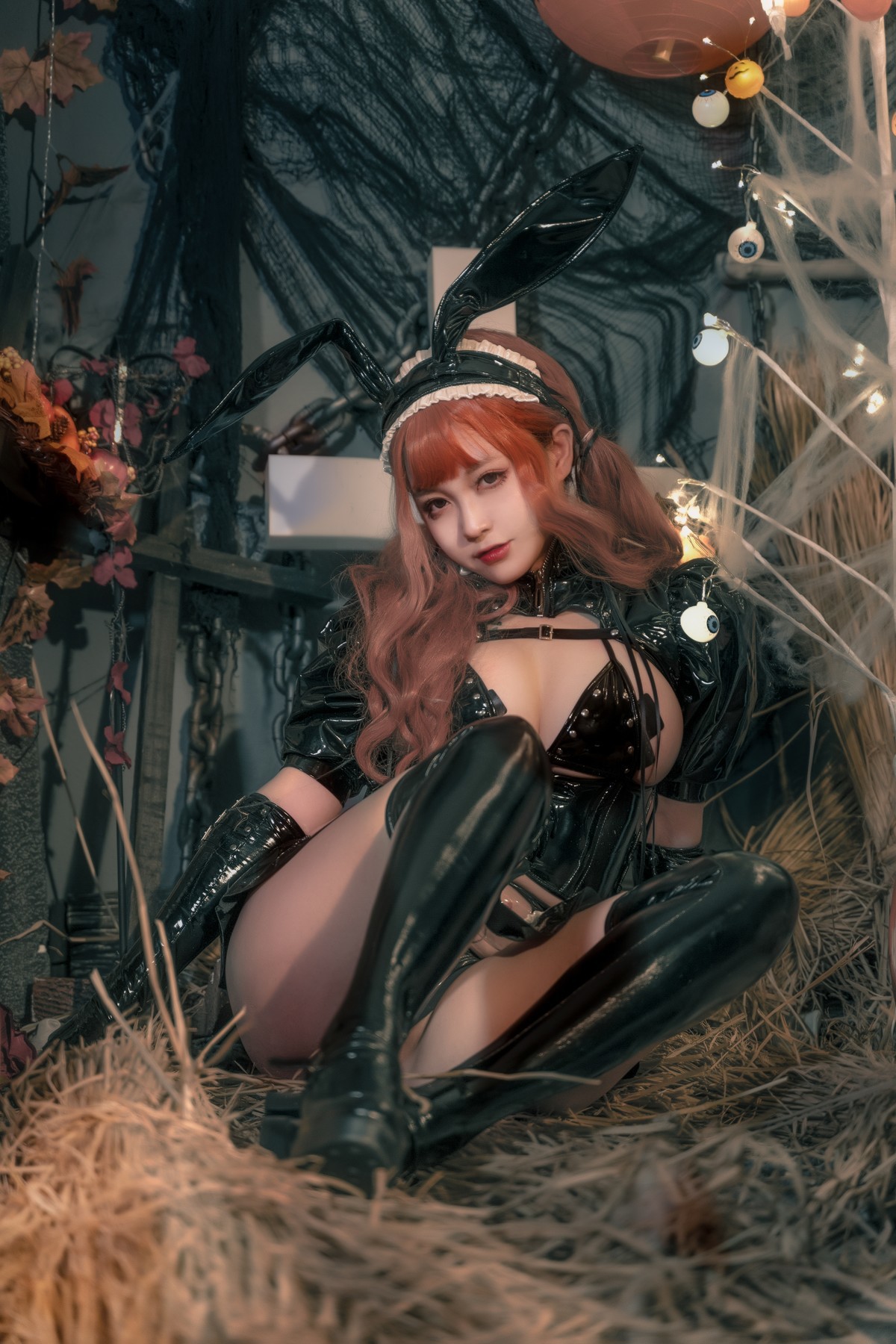 Cosplay奇行家狗崽漆皮兔女仆热门合集