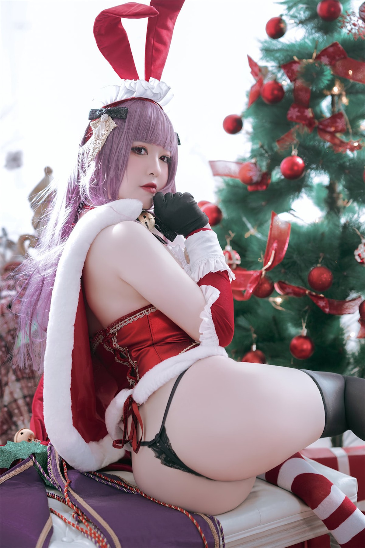 Cosplay半半子ChristmasBunnyAike写真集