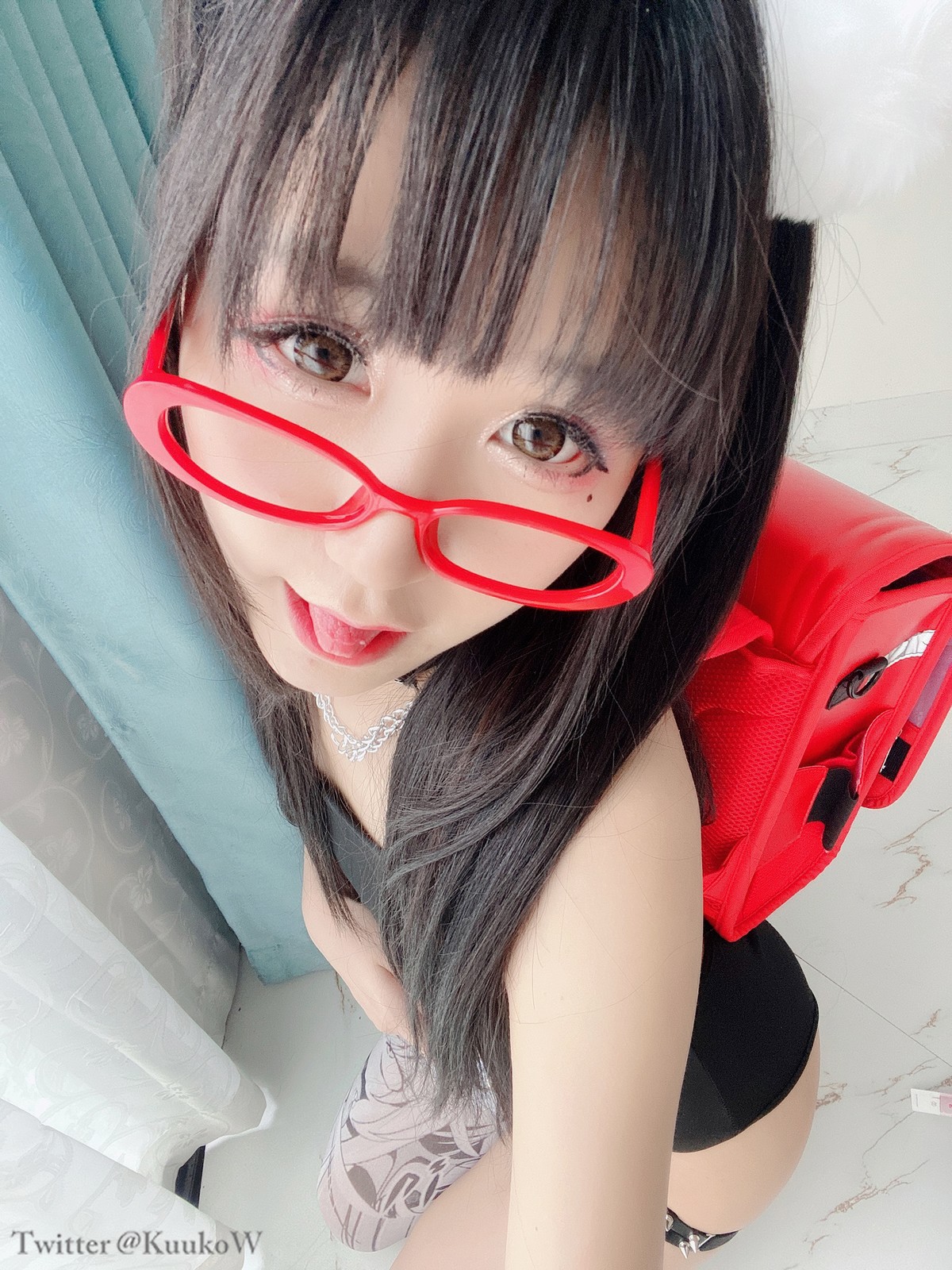 CosplayKuukoWクー子MeganeChan热门写真