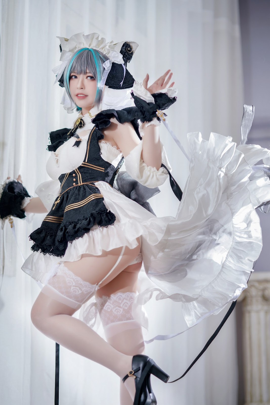 Cosplay半半子柴郡稀有资源
