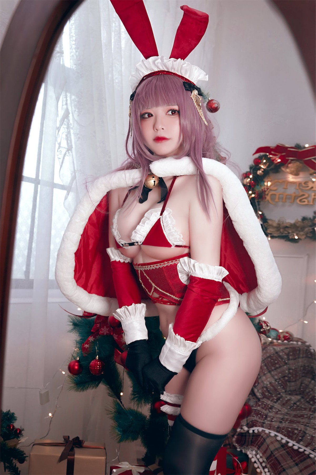 Cosplay半半子ChristmasBunnyAike写真集