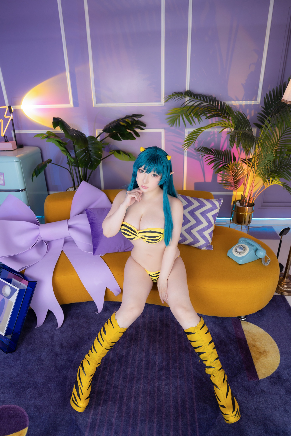 CosplaySAKUサクLumラムうる星やつらSet01收藏必备