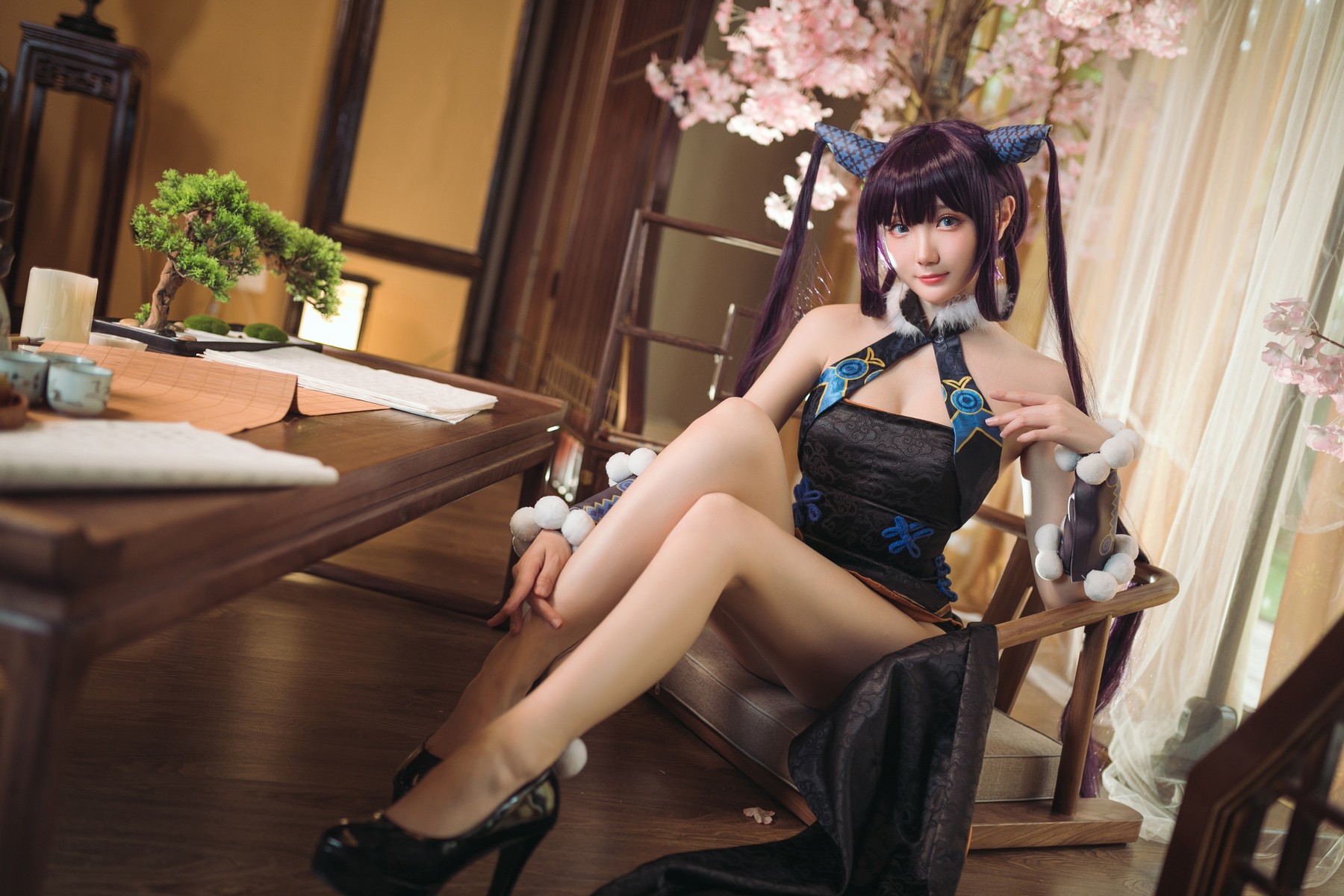 Cosplay瓜希酱杨贵妃套图