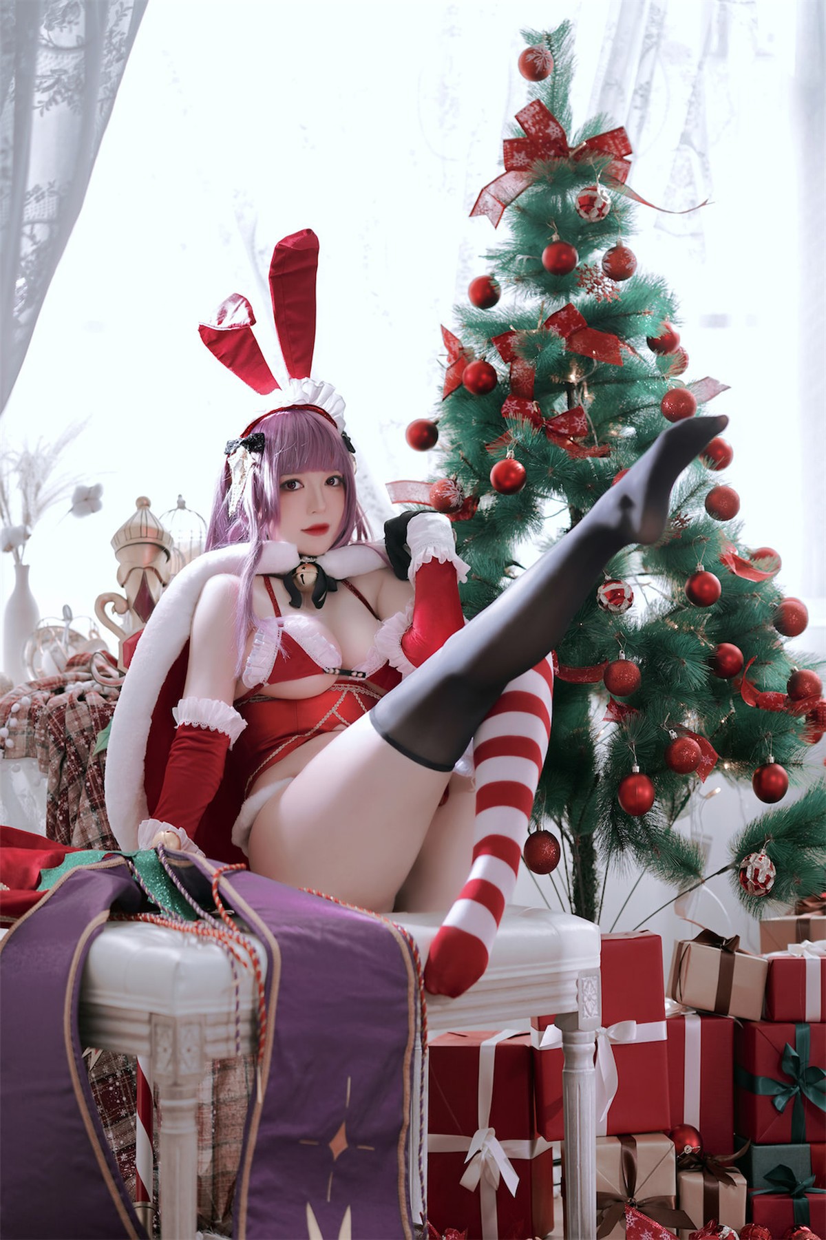 Cosplay半半子ChristmasBunnyAike写真集