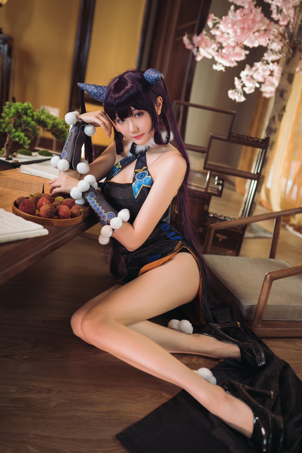 Cosplay瓜希酱杨贵妃套图