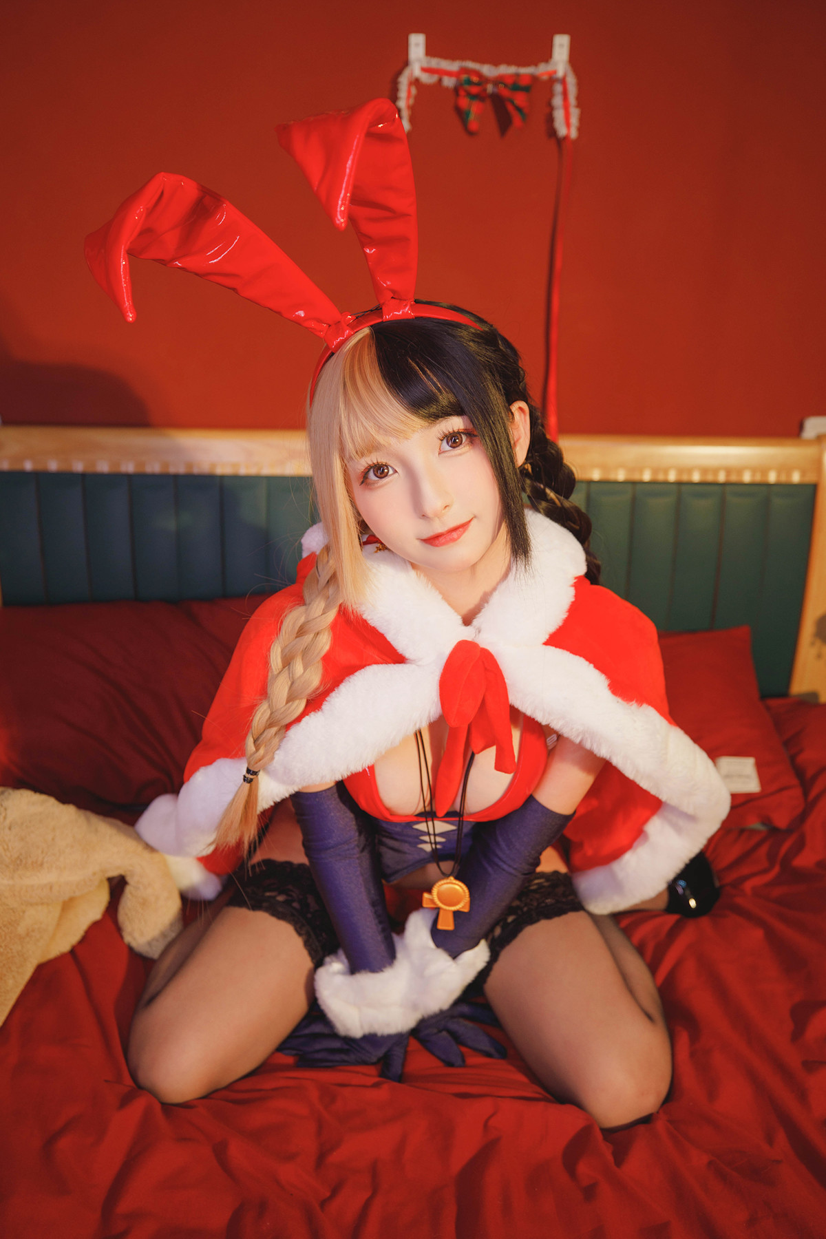 Cosplay神楽坂真冬绝对企画圣诞小鹿鹿の恩返しSet02写真大全