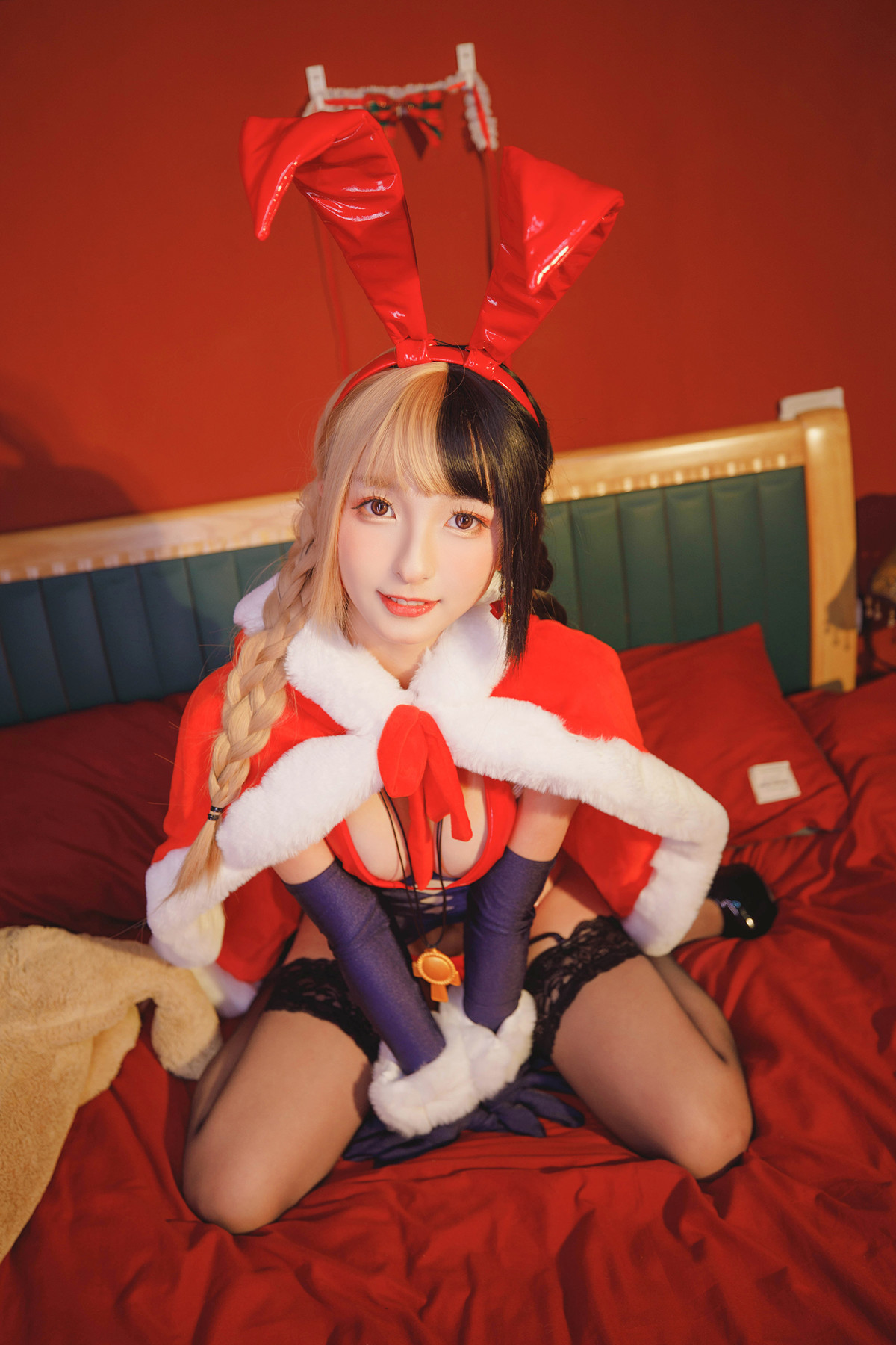 Cosplay神楽坂真冬绝对企画圣诞小鹿鹿の恩返しSet02写真大全