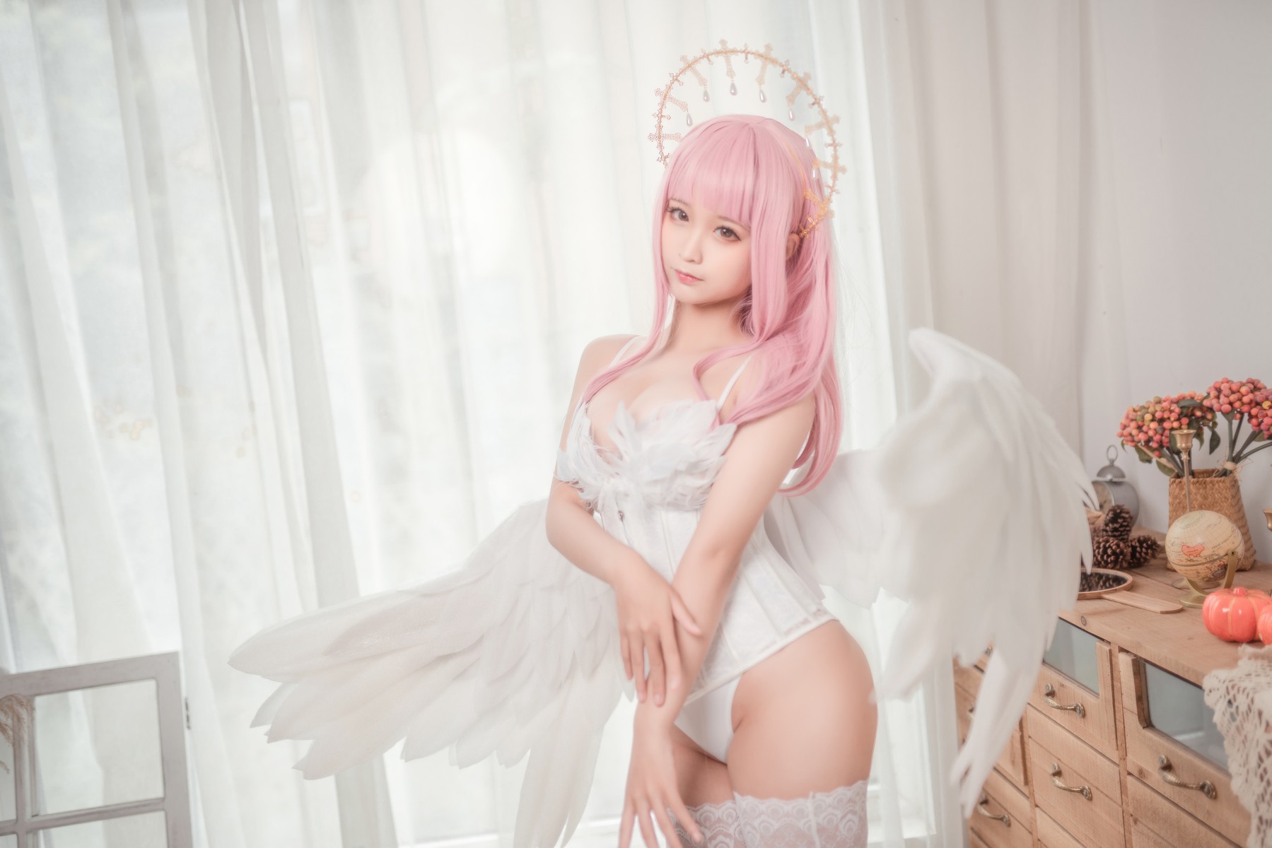 Cosplay蠢沫沫Chunmomo沫沫真爱版天使本光天使免费资源