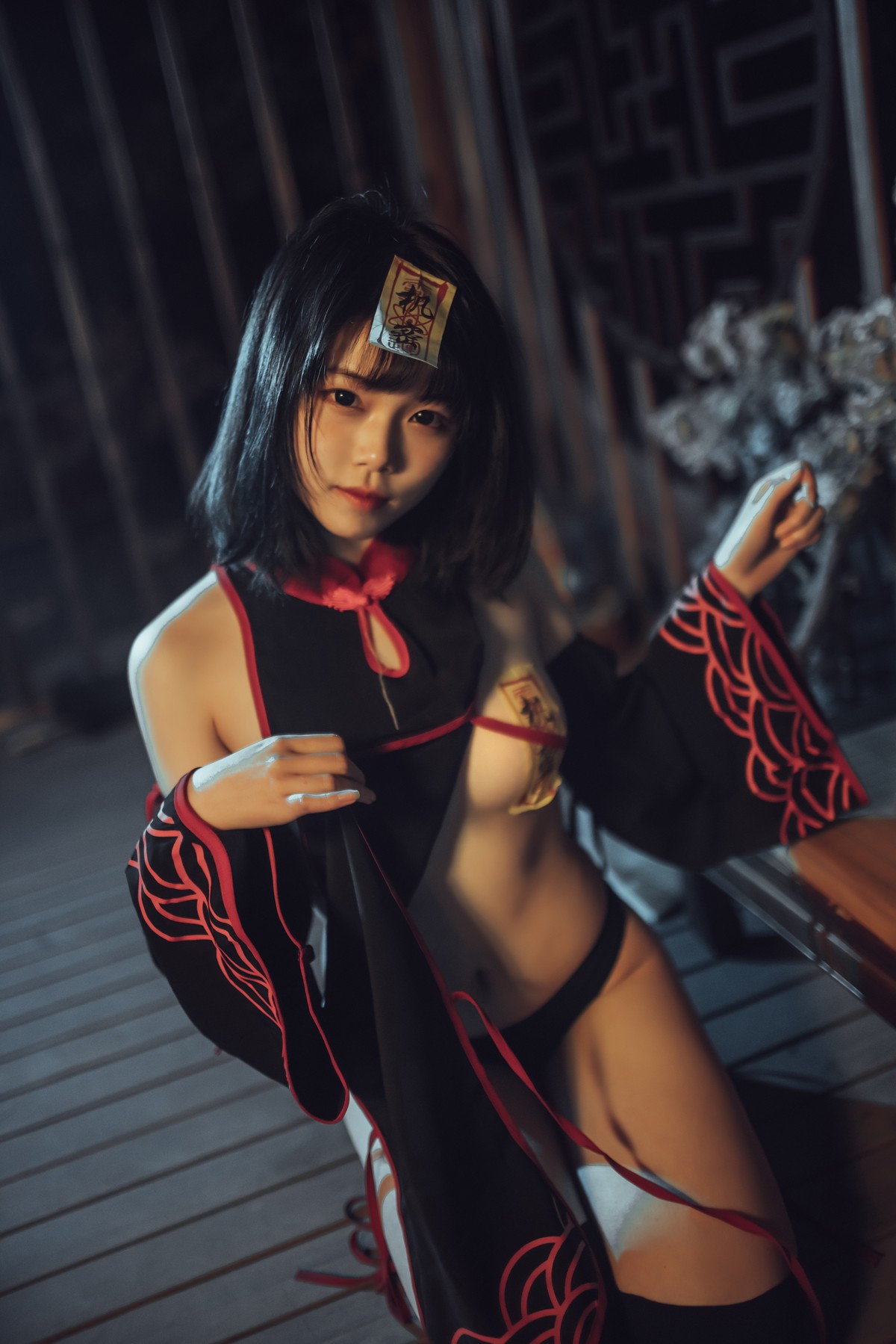 Cosplay七月喵子小僵尸LittleZombie完整版