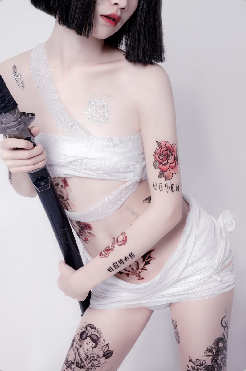 Cos阮邑Fairy绑带和武士41P精修版