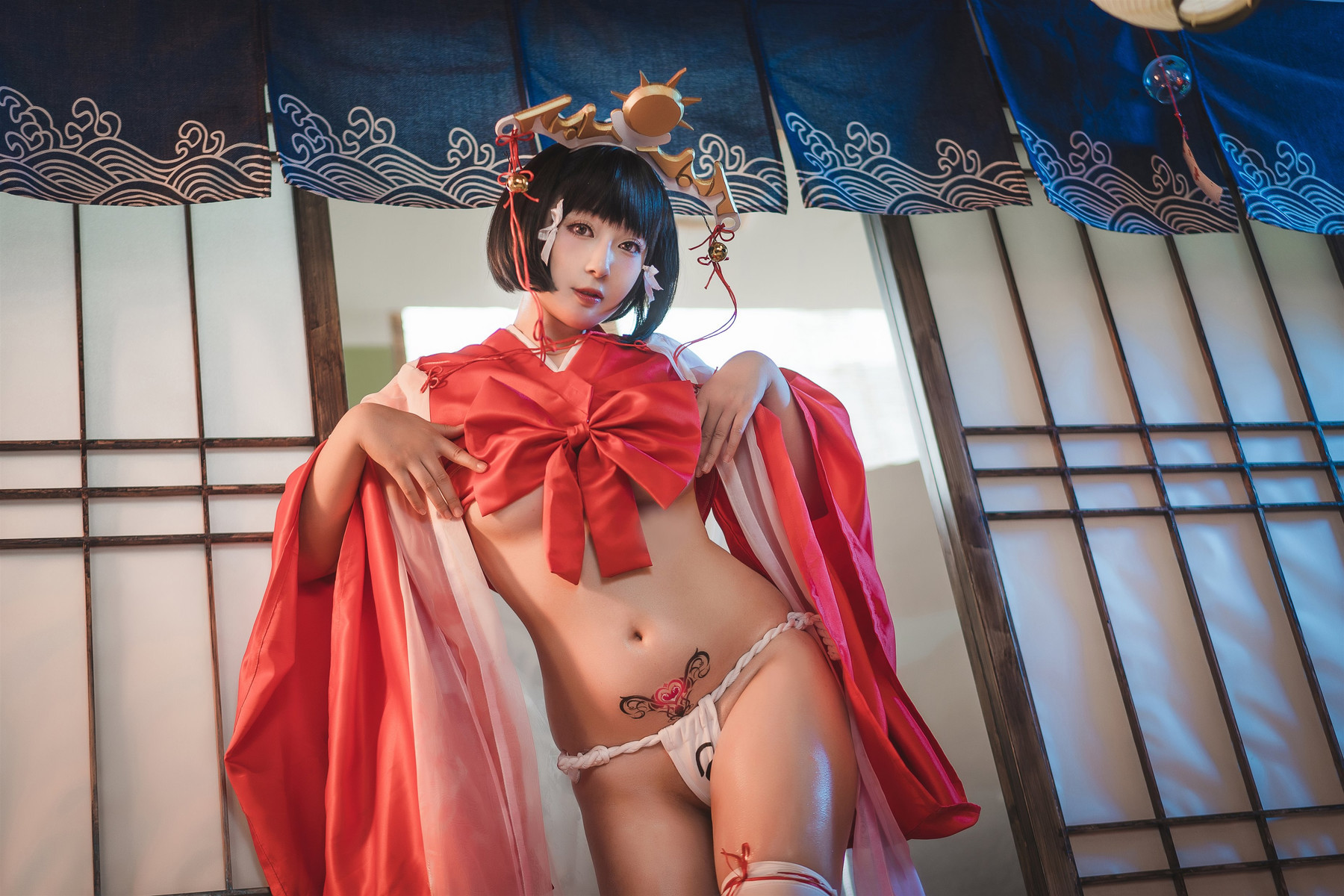 Cosplay小容仔咕咕咕黑兽巫女辉夜作品集