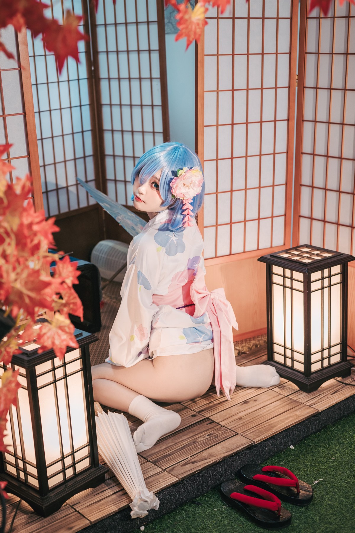 Cosplay神沢永莉蕾姆和风免费体验