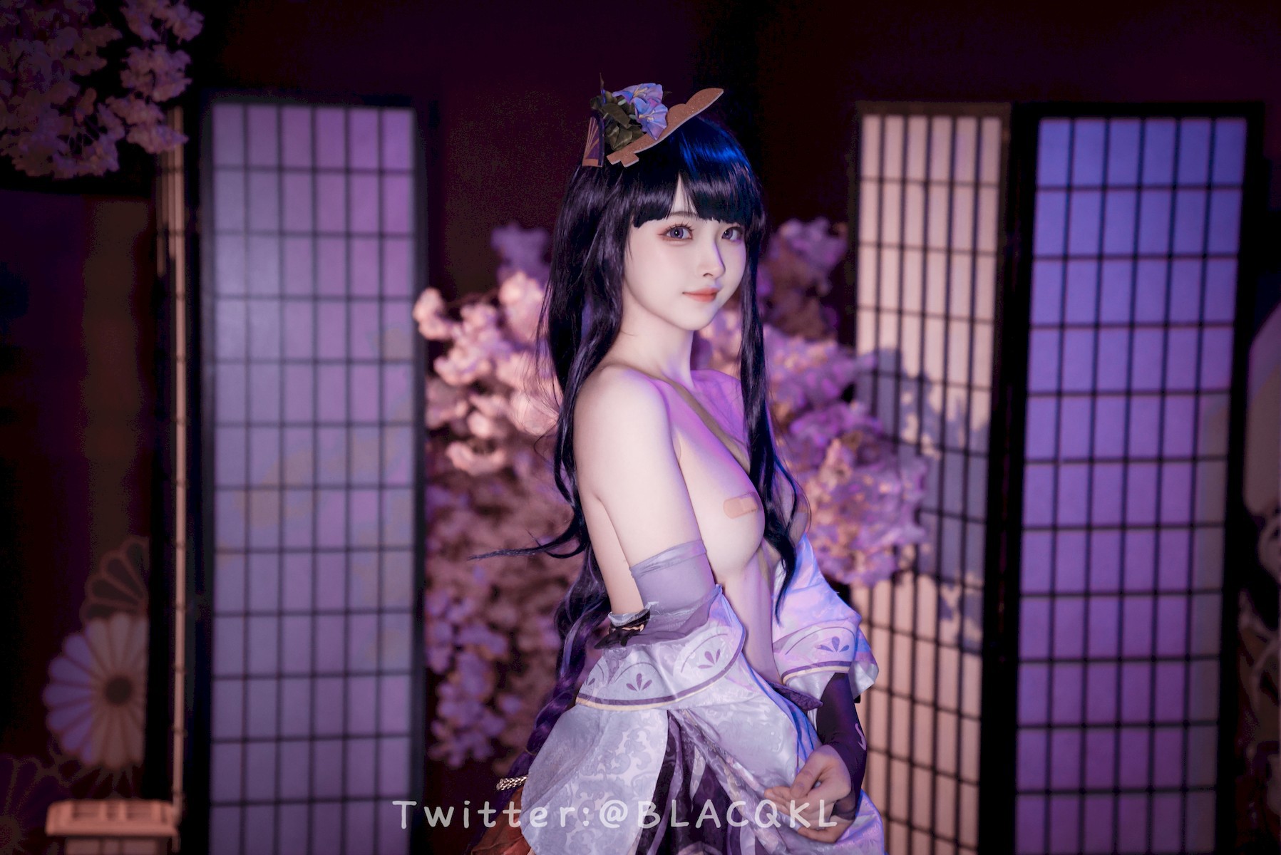 Cosplay白莉愛吃巧克力雷電將軍原版写真