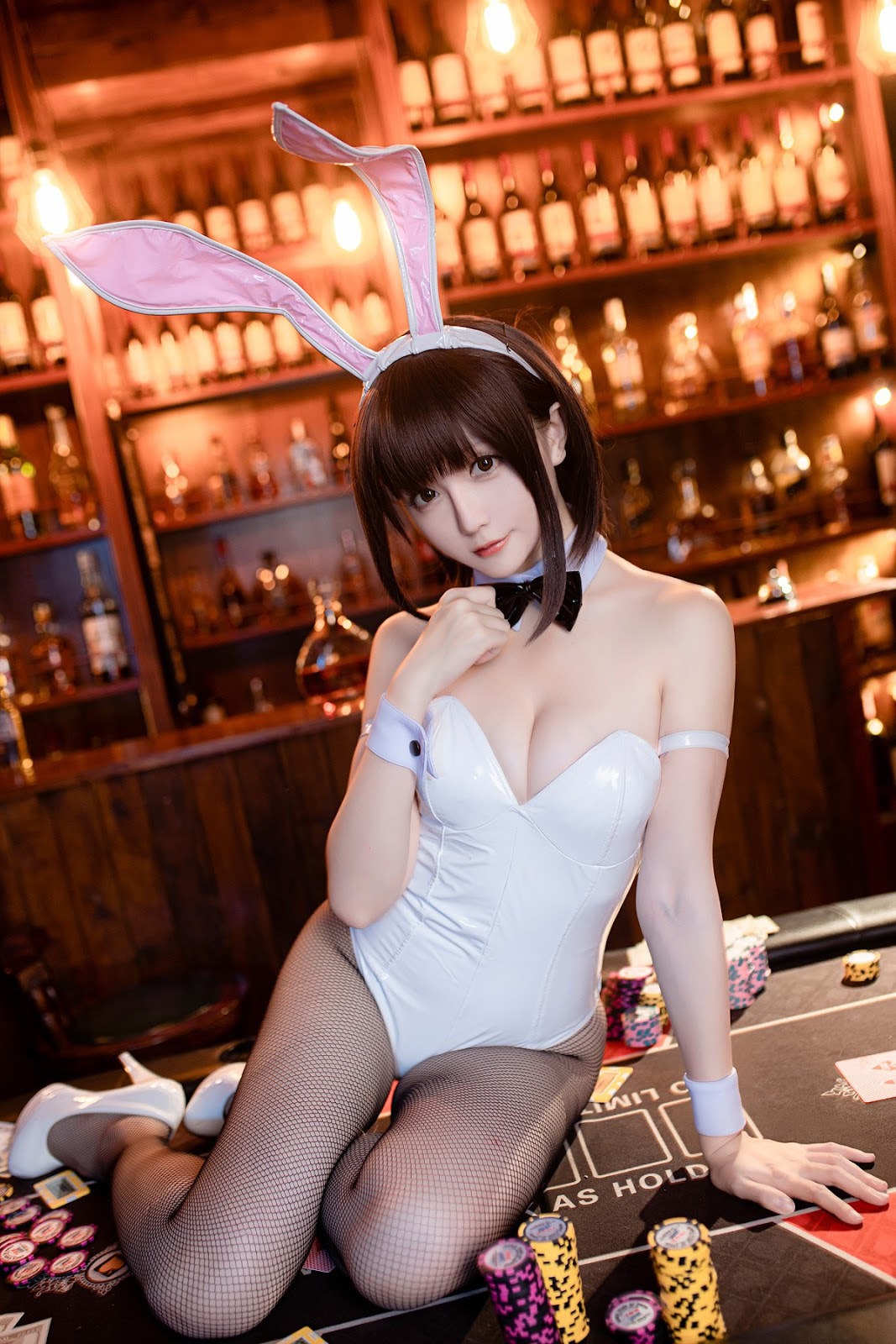 Cosplay星之迟迟Hoshilily加藤惠兔女郎免费福利